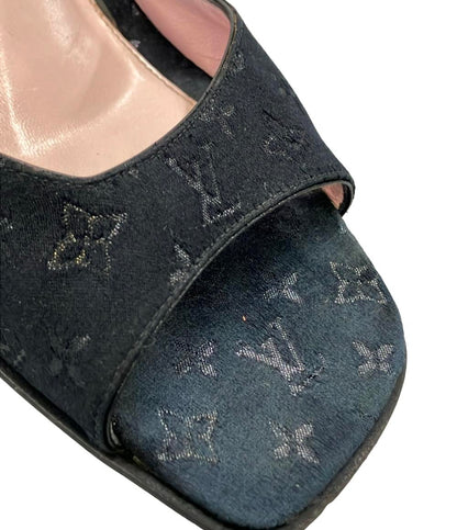 訳あり LOUIS VUITTON ミュール モノグラム レディース SIZE 37 ルイ・ヴィトン