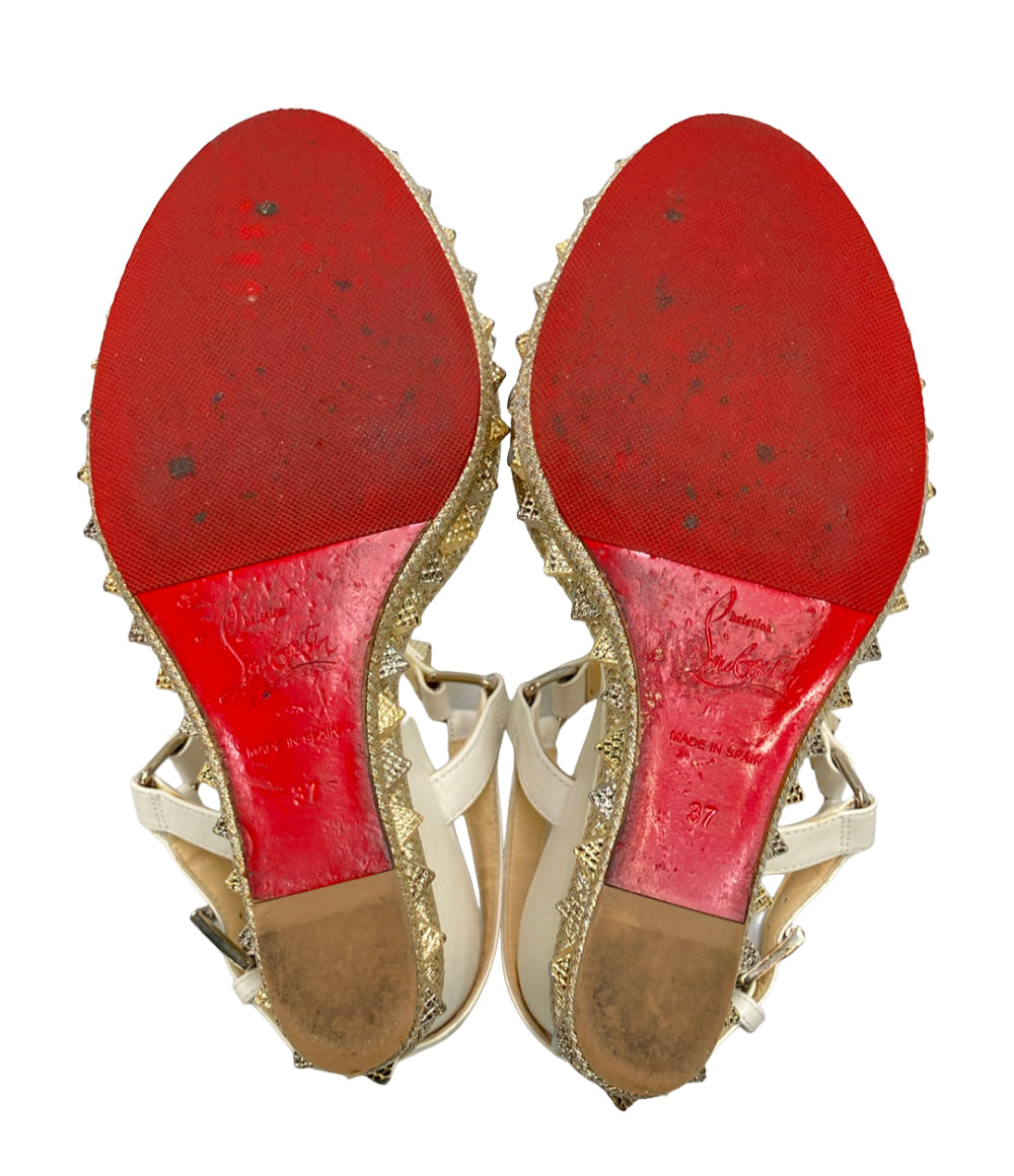 Christian Louboutin ウェッジソールサンダル レディース SIZE 37