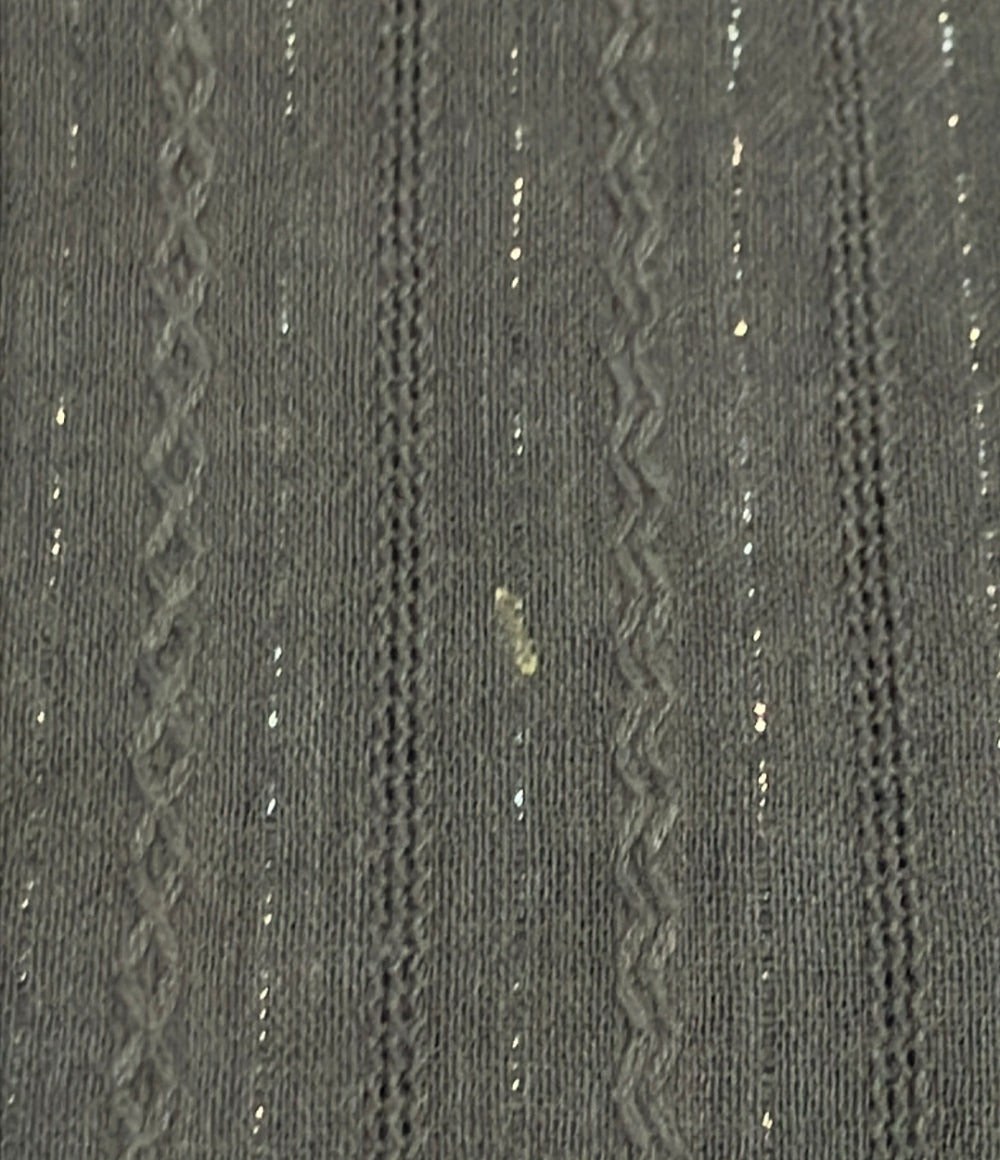sara mallika 半袖 コットン ジャカード ミラー 刺繍 ドレス ワンピース レディース SIZE S サラマリカ