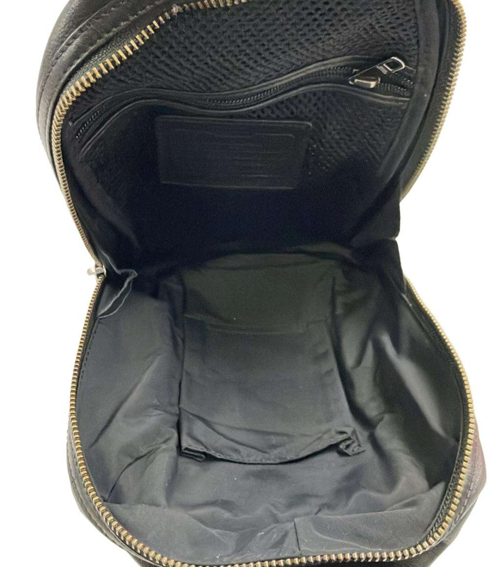 【美品】COACH ショルダーバッグ ボディバッグ メンズ レザー 本革 COACH（コーチ） バッグ メンズ ショルダーバッグ アウトレット レザー