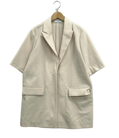 美品 エミ 半袖ジャケット ハーフスリーブジップアップジャケット 13WFJ232002 レディース SIZE 1 (S) emmi