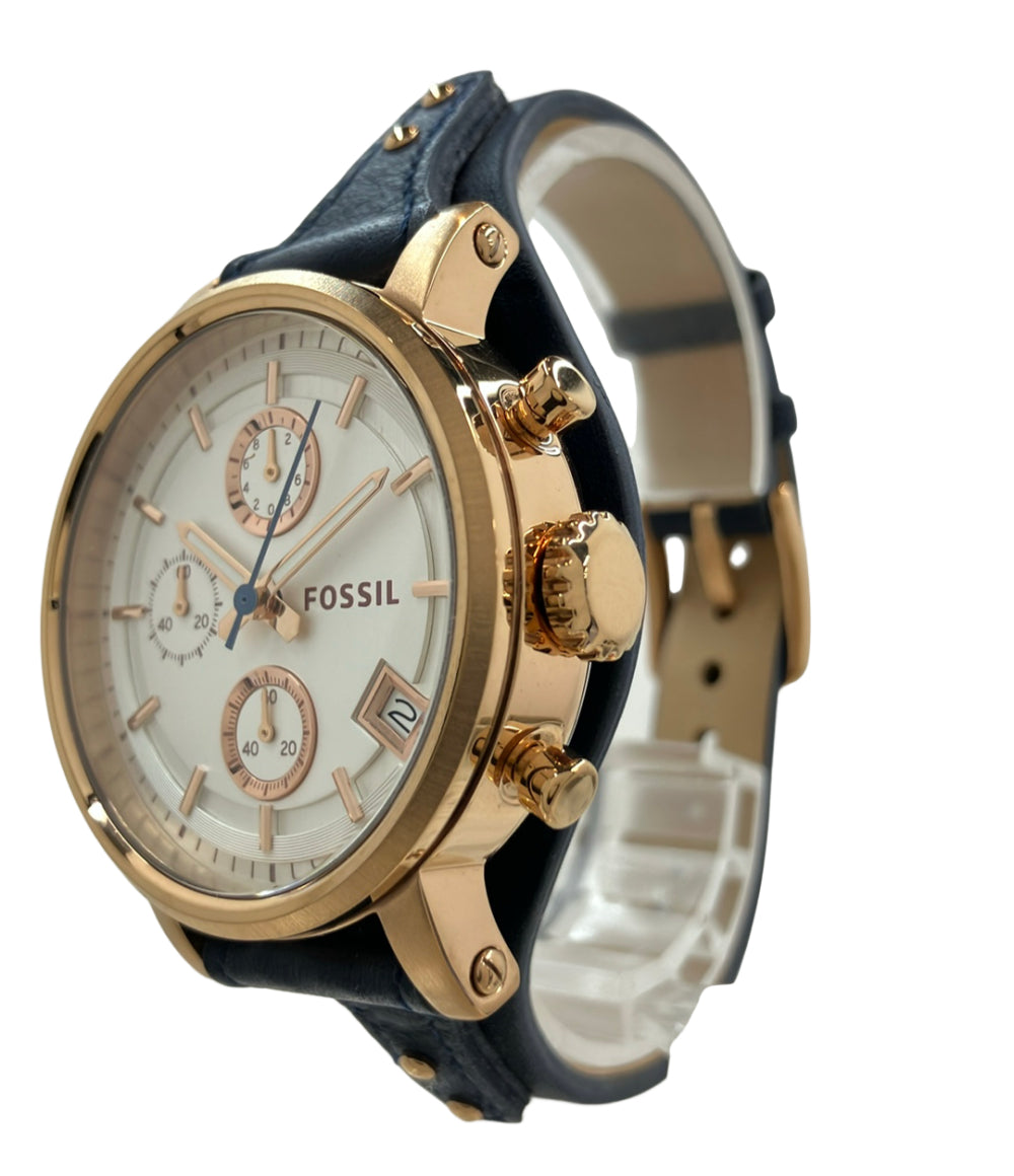 FOSSIL 腕時計 クオーツ シルバー ES3838 メンズ フォッシル