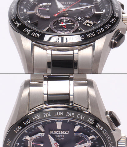 SEIKO 腕時計 アストロン ASTRON GPSソーラー ブラック 8X53-0AB0 メンズ セイコー