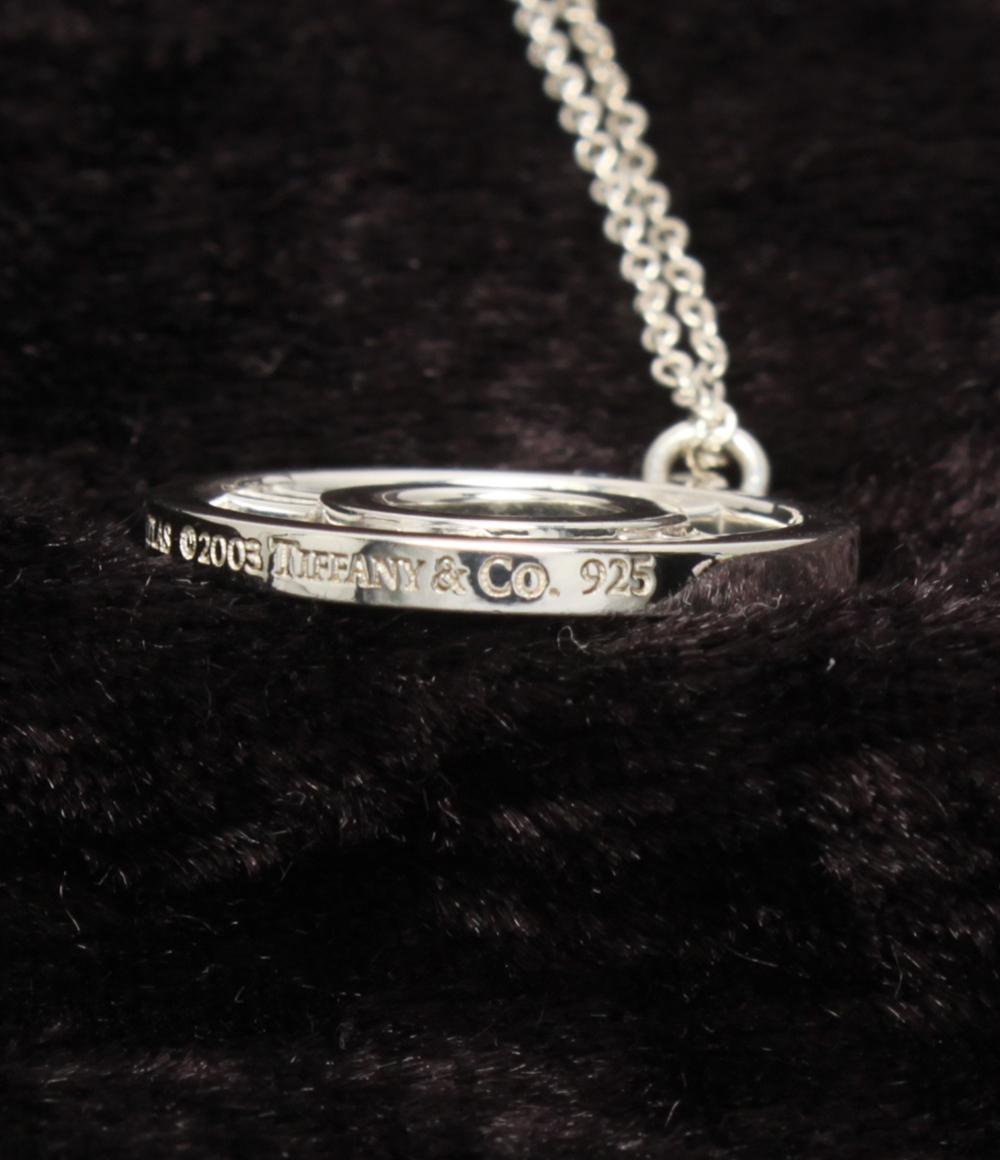 美品 ティファニー ネックレス SV925 アトラス オープン メダリオン  