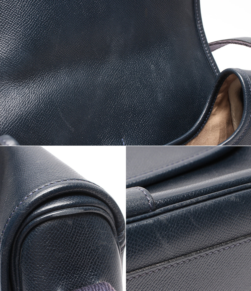 HERMES ショルダーバッグ 肩掛け 〇R刻印 1988年製 ゴールド金具 ヌメア レディース メンズ エルメス