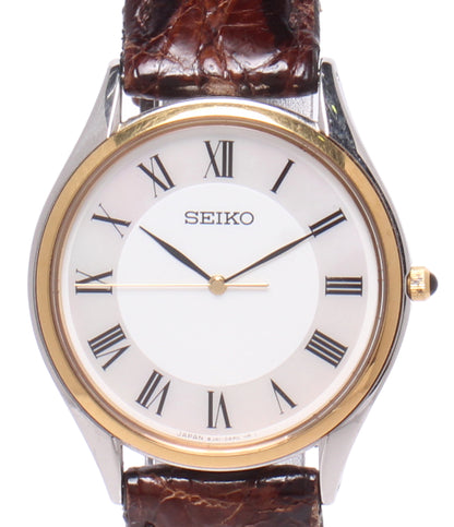 SEIKO 腕時計 ドルチェ  Dolce クオーツ ホワイト 8J41-0AJ0 メンズ セイコー