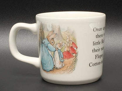 美品 ウエッジウッド プレート 皿 18cm オートミールソーサー マグカップ 3点セット ピーターラビット WEDGWOOD