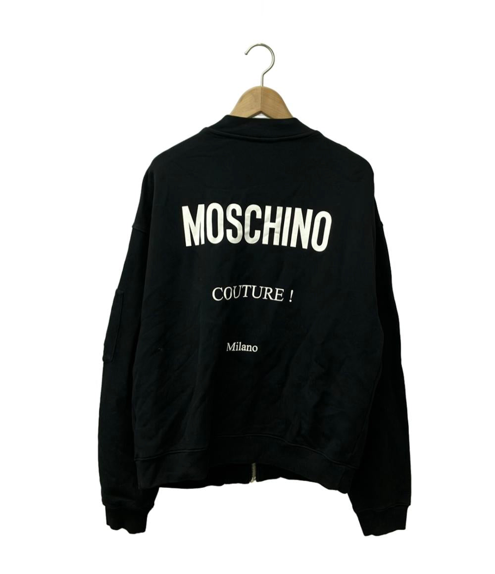美品 モスキーノ ジップアップスウェット レディース SIZE 50 (XL) MOSCHINO