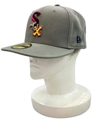 美品 ニューエラ キャップ 野球 MLB シカゴホワイトソックス ワールドシリーズ2005限定 メンズ NEW ERA