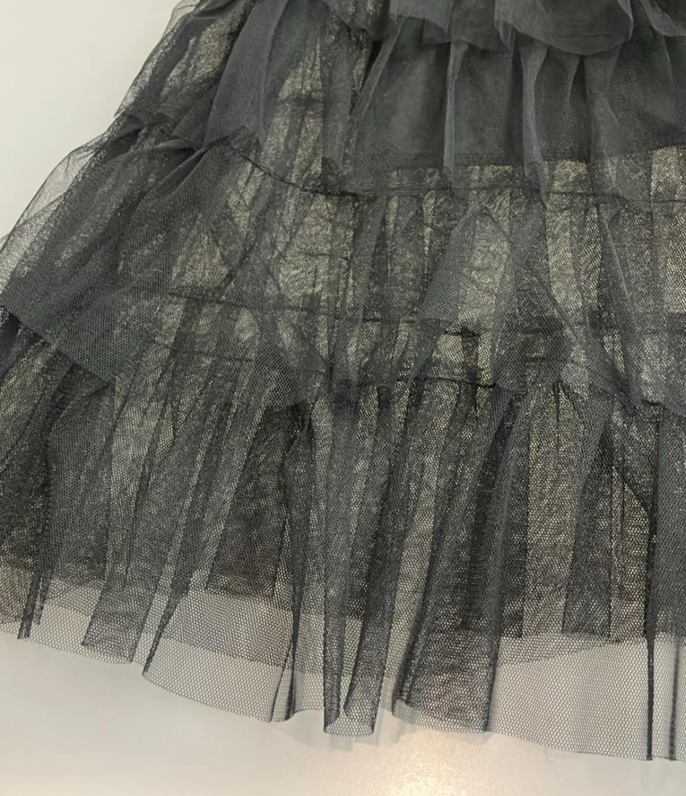 美品 アモマ ティアードチュールスカート レディース AMOMMA