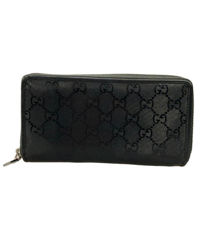 GUCCI ラウンドファスナー長財布 レザー GGインプリメ 307982 203887 レディース グッチ