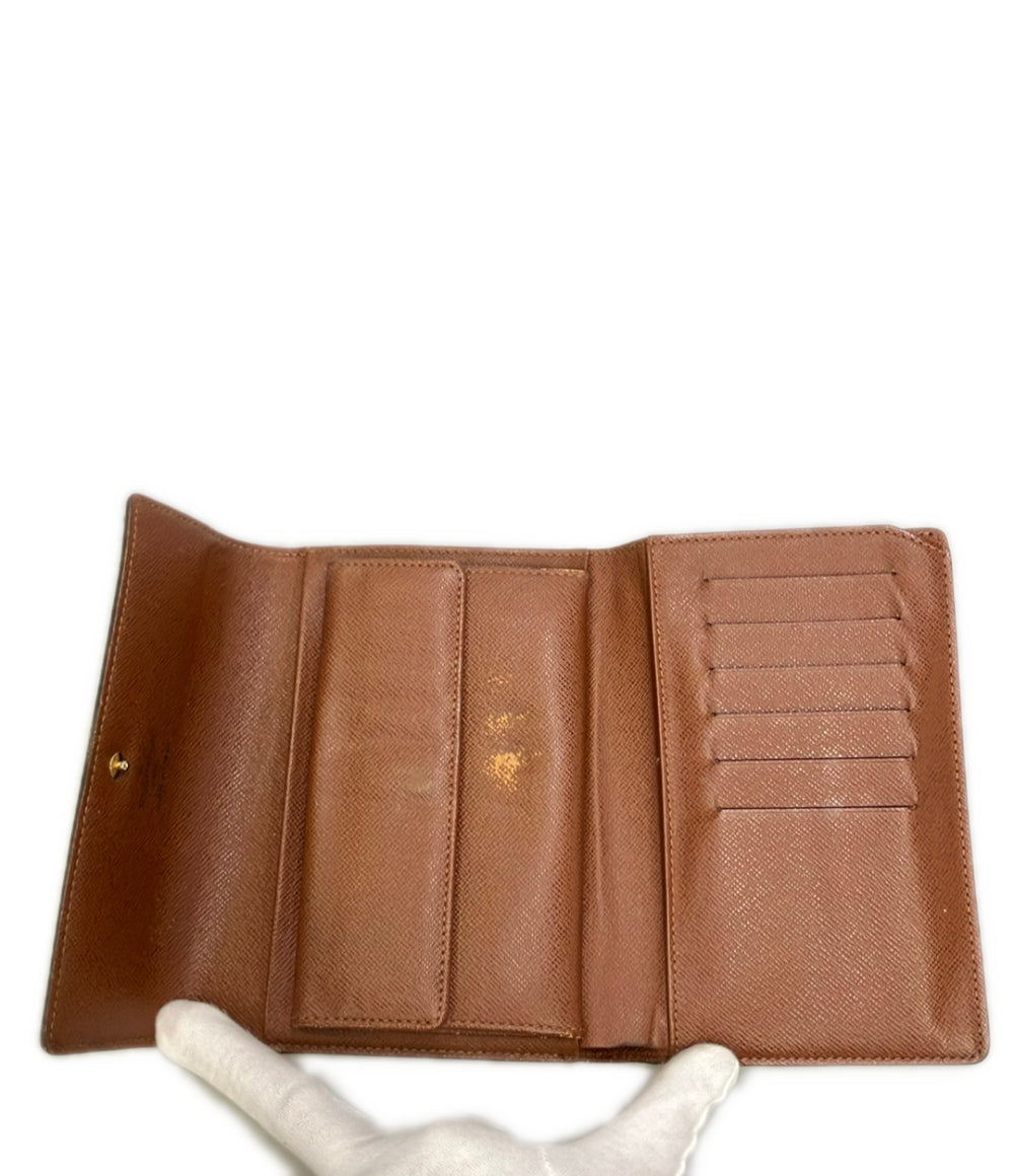 LOUIS VUITTON 二つ折り財布 ポルトトレゾール エテュイ パピエ モノグラム M61202 レディース メンズ ルイ・ヴィトン