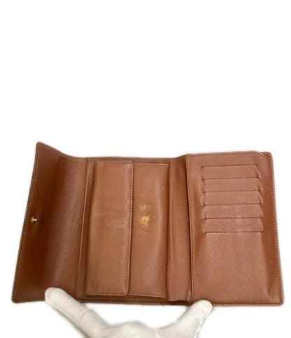LOUIS VUITTON 二つ折り財布 ポルトトレゾール エテュイ パピエ モノグラム M61202 レディース メンズ ルイ・ヴィトン
