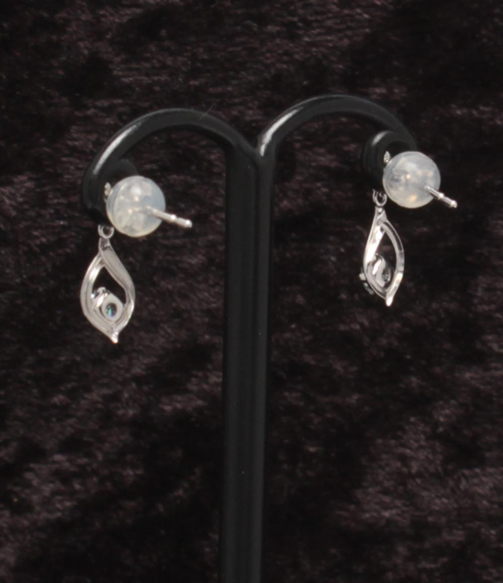 美品 カナルヨンドシー ピアス K10 しずくモチーフ レディース canal4℃