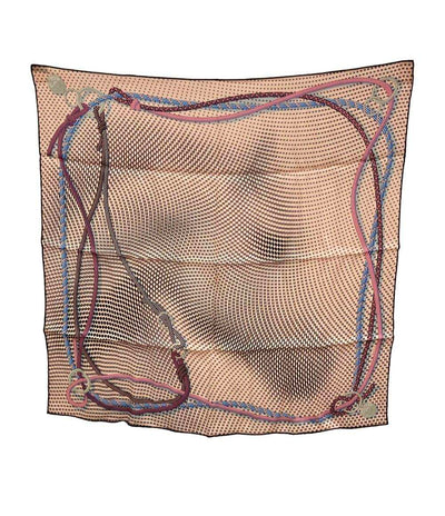 美品 HERMES スカーフ シルク100% カレ70 CHEVAL MIRAGE レディース エルメス