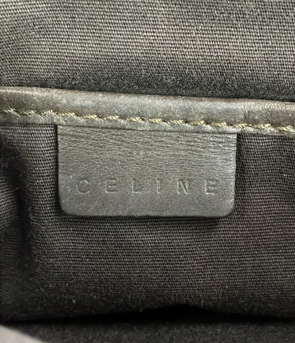 CELINE ハンドバッグ スエード レザー Cマカダム レディース セリーヌ