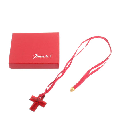 美品 Baccarat ネックレス クロス レディース バカラ