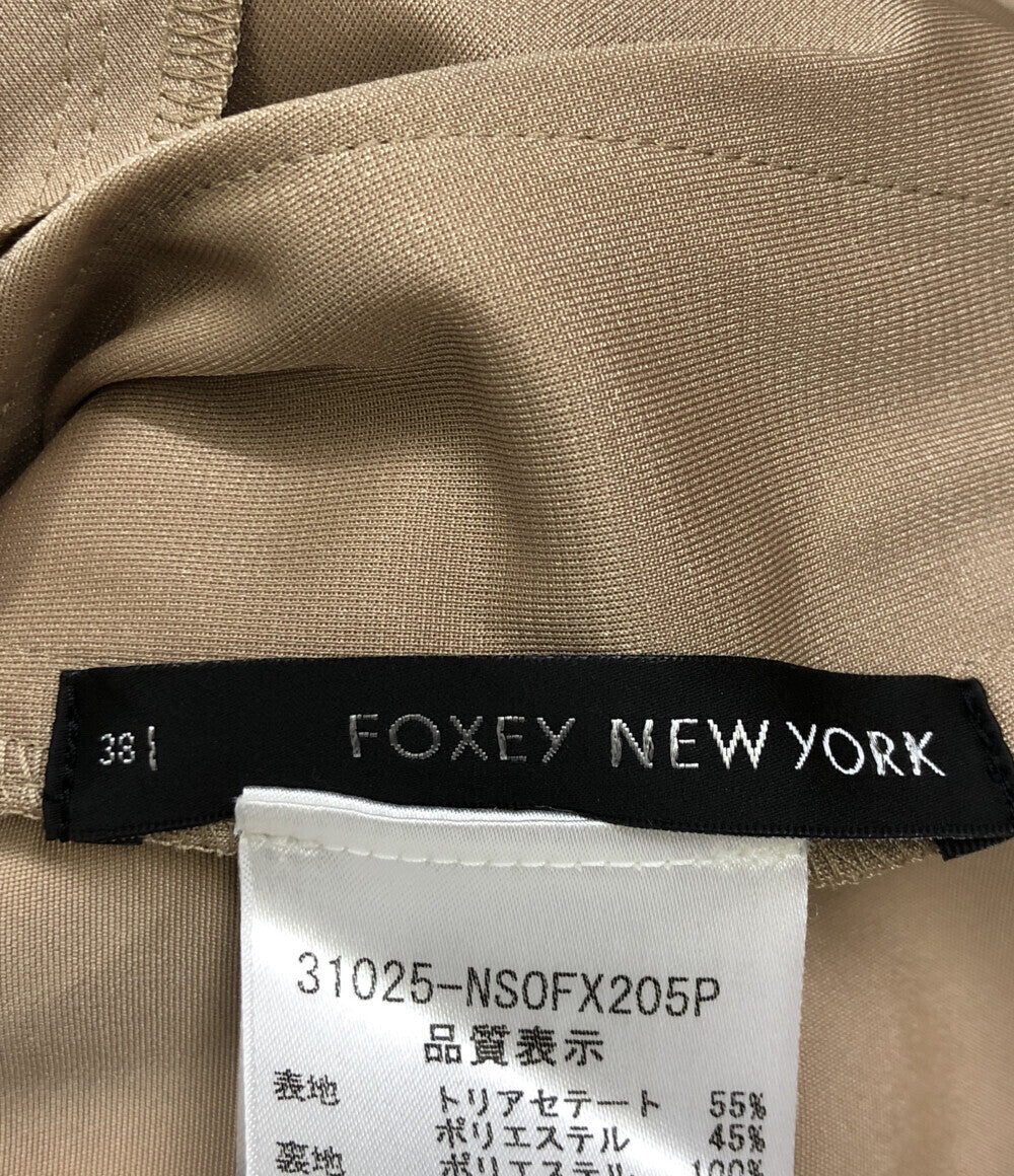 ペプラムペンシル ワンピース ピンクベージュ      レディース SIZE 38 (S) FOXEY NEWYORK