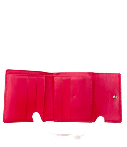 訳あり LOUIS VUITTON Wホック 二つ折り財布 ポルトモネビエカルトクレディ ヴェルニ M91248 レディース ルイ・ヴィトン