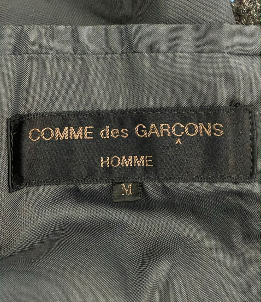 訳あり COMME des GARCONS HOMME ノーカラージャケット メンズ SIZE M コムデギャルソンオム
