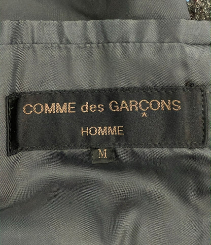 訳あり COMME des GARCONS HOMME ノーカラージャケット メンズ SIZE M コムデギャルソンオム