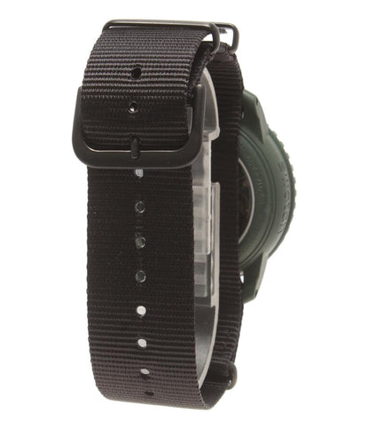 ブランパン スウォッチ 腕時計 GREEN ABYSS BIOCERAMIC SCUBA FIFTY FATHOMS 自動巻き ブラック SO35G100 レディース Blancpain Swatch