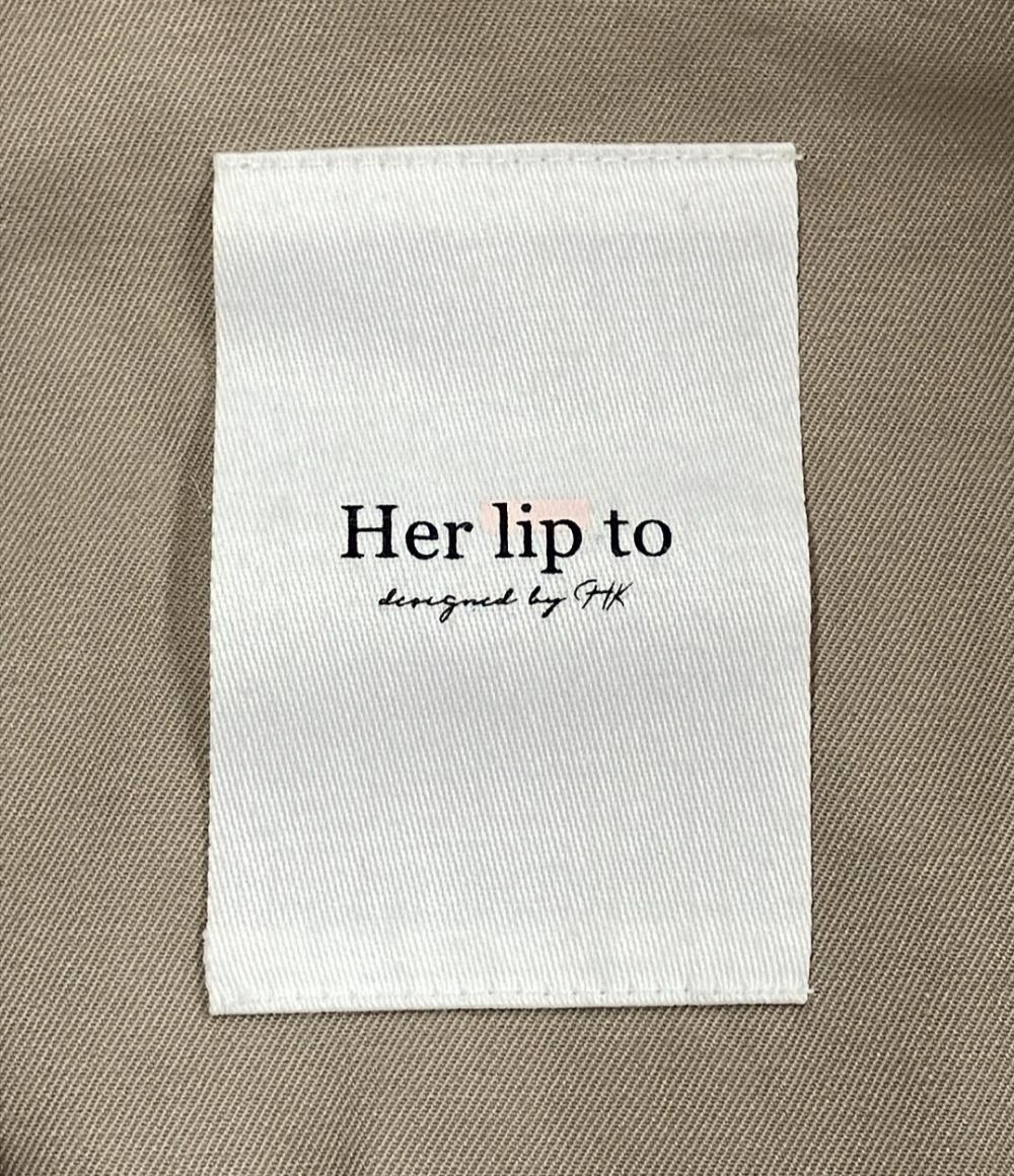 ハーリップトゥ ロングコート レディース SIZE S (S) Her lip to