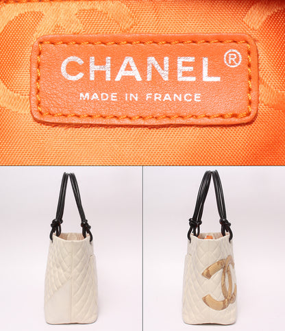 CHANEL トートバッグ ショルダーバッグ 肩掛け シルバー金具 9番台 カンボン レディース シャネル
