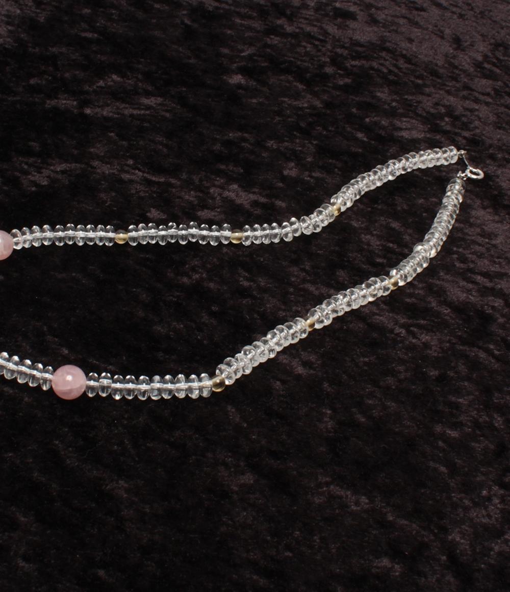 ネックレス SV925 ターコイズ ルビー 水晶 レディース