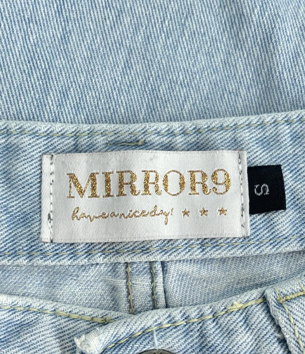 ミラーナイン デニムパンツ ダメージ加工 レディース SIZE S (S) MIRROR9