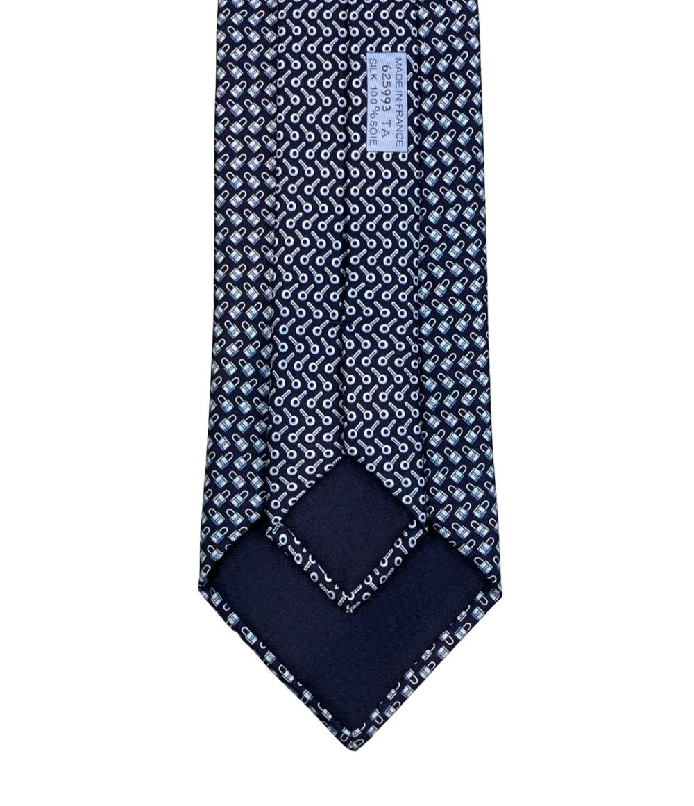 美品 エルメス ネクタイ シルク100% メンズ HERMES