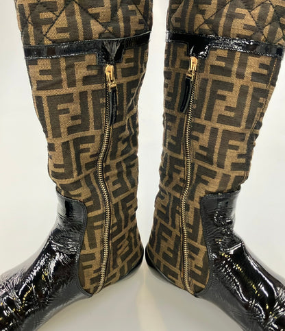 FENDI ロングブーツ ズッカ柄 レディース SIZE 36 (23cm) フェンディ