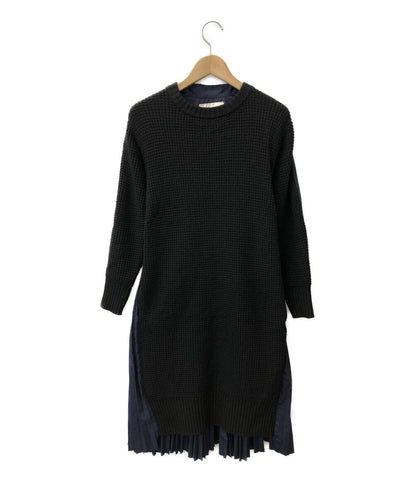 サカイ ニット切替プリーツワンピース 15-02331 レディース SIZE 1 (S 