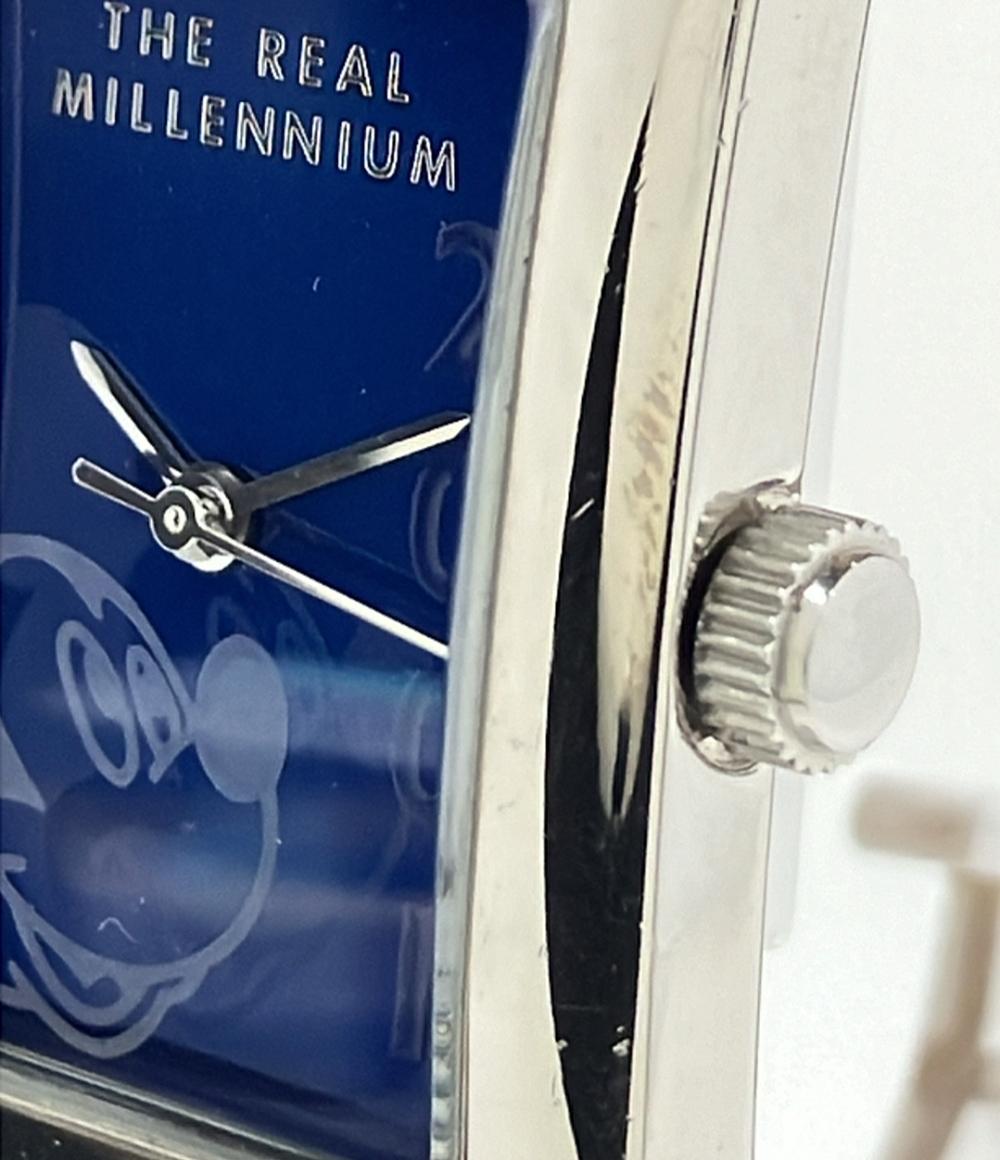 ディズニー ③-124  602 Disney腕時計 2001 THE  REAL  MILLENNIUM クオーツ ブルー レディース