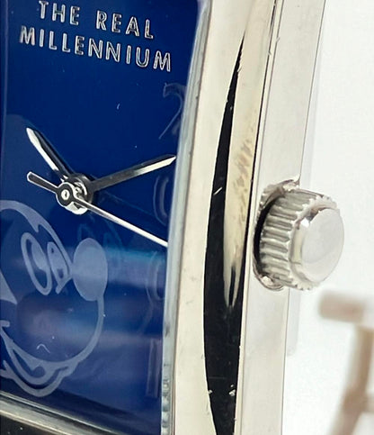 ディズニー ③-124  602 Disney腕時計 2001 THE  REAL  MILLENNIUM クオーツ ブルー レディース