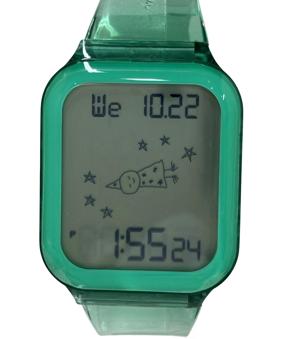 グリーン デジタルウォッチ 透明ケース入り 米津玄師　空想リーシューウォッチ グリーン デジタルウォッチ 透明ケース入り 米津玄師 空想リーシュー
