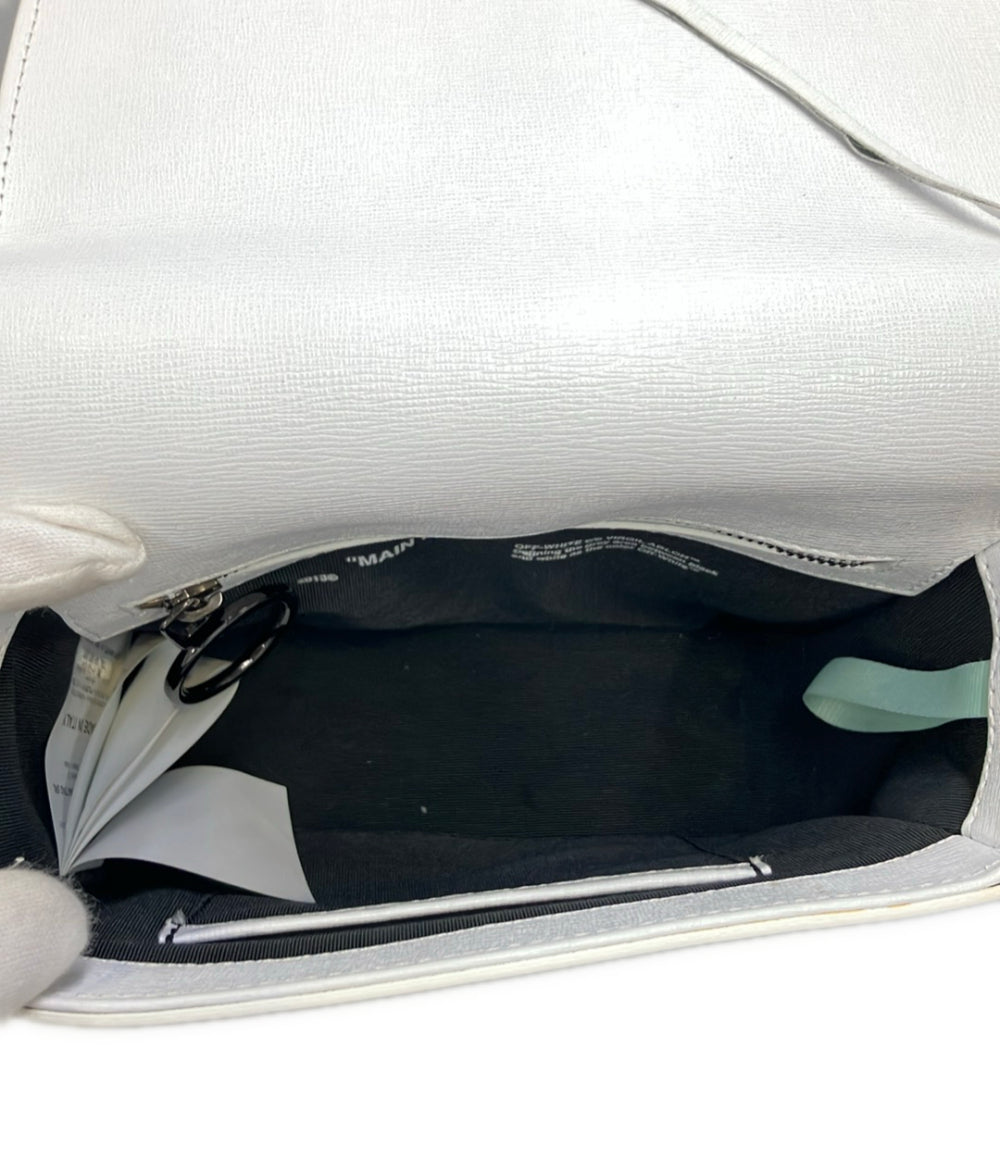 美品 OFF-WHITE ショルダーバッグ 斜め掛け Diag Crossbody Bag OWNA011R19423082 レディース オフホワイト
