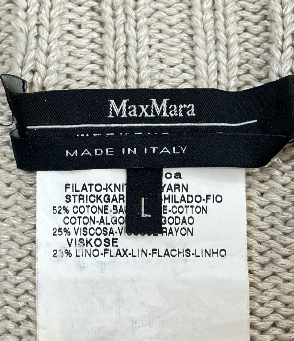 マックスマーラ ジップアップ ニットカーディガン レディース SIZE L (L) MAX MARA