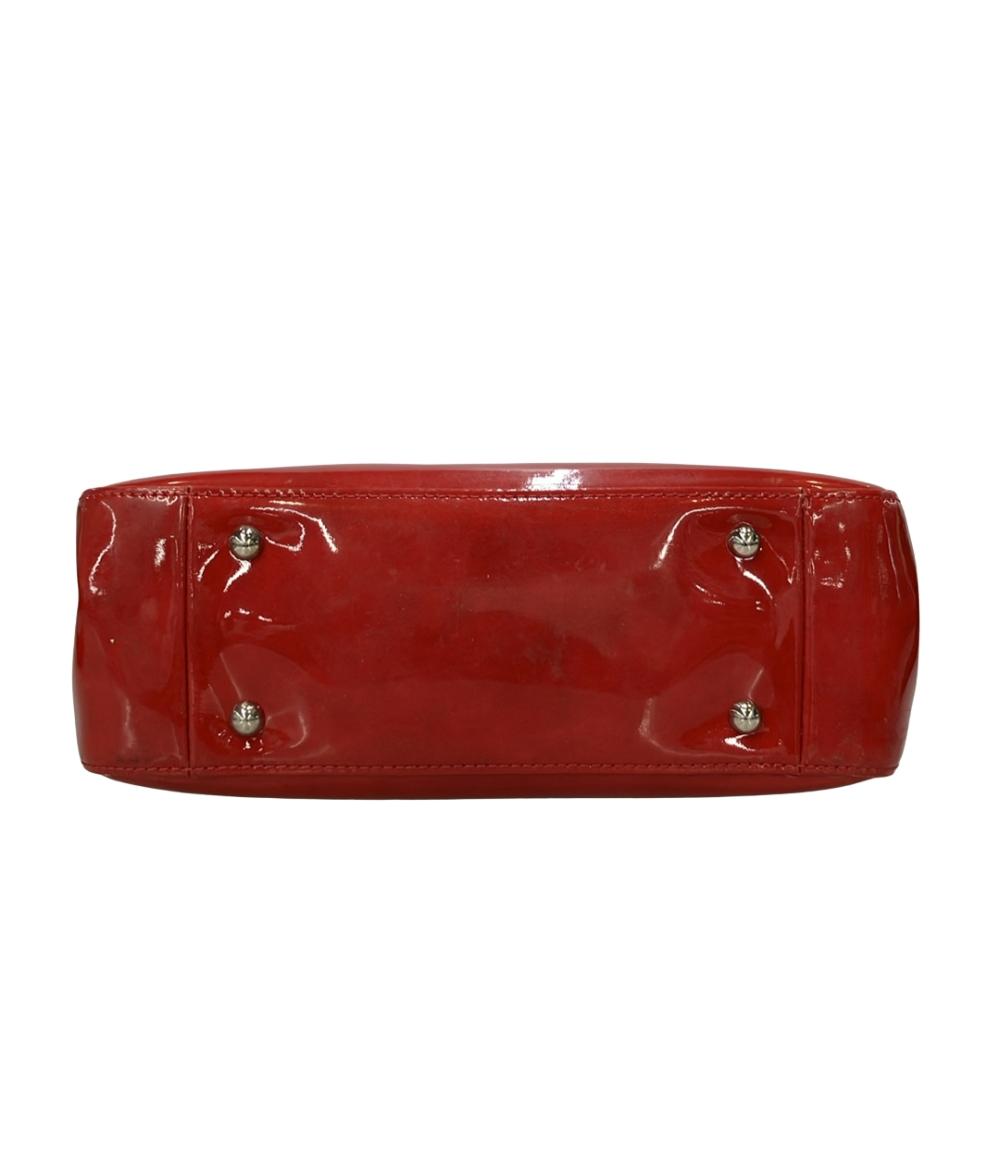 Longchamp 2way ハンドバッグ ショルダーバッグ 斜め掛け パテントレザー ろぞ レディース ロンシャン