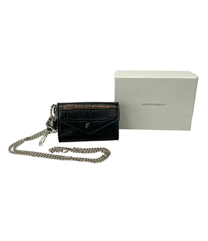 美品 サマンサベガ カードケース ショルダーチェーン付き レディース Samantha Vega