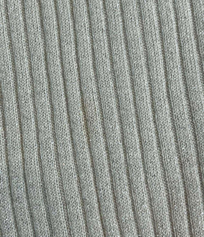 Brunello Cucinelli 半袖ニット ハイネック ラメ レディース SIZE M ブルネロクチネリ