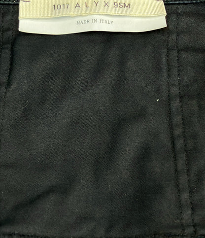 1017ALYX 9SM 半袖 コットンシャツ ジップアップ メンズ SIZE M イチゼロイチナナアリクスキューエスエム