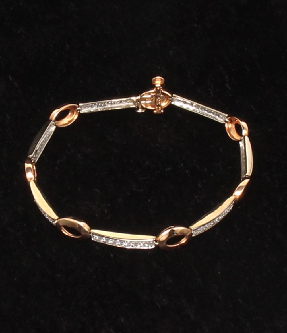 美品 ブレスレット K18 ダイヤ 1.00ct レディース