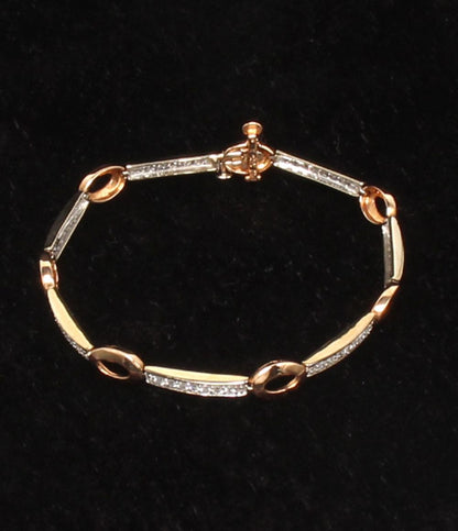 美品 ブレスレット K18 ダイヤ 1.00ct レディース