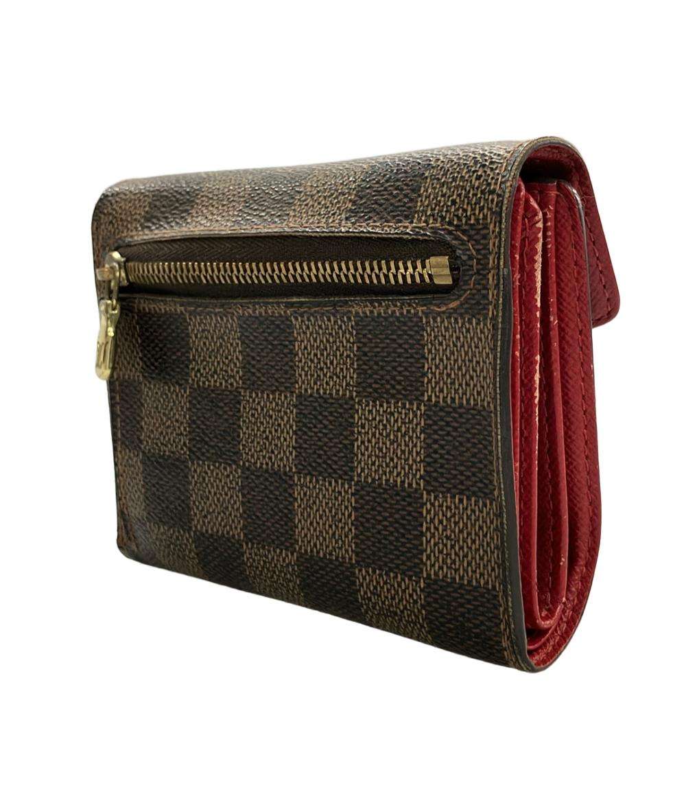 ルイ・ヴィトン 二つ折り財布 ポルトフォイユ コアラ ダミエ N60005 レディース LOUIS VUITTON