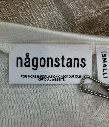 nagonstans 長袖ワンピース コットンストライプコンビドレス 470FS483-1530 レディース SIZE S ナゴンスタンス