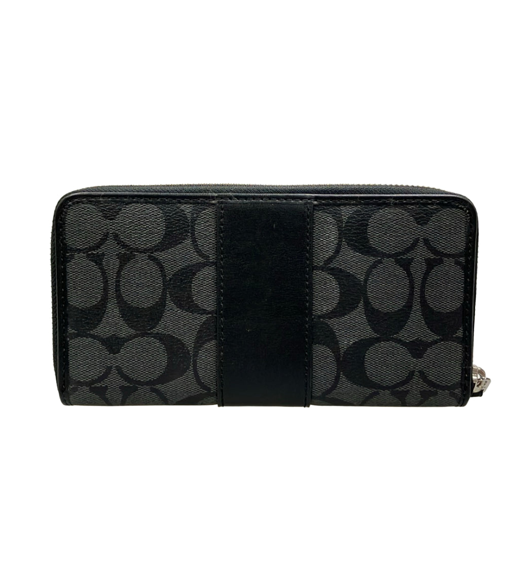 COACH ラウンドファスナー長財布 シグネチャー F54630 レディース コーチ