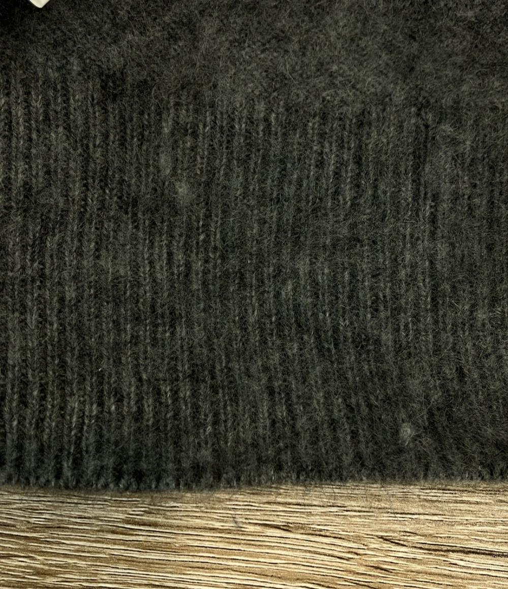 MAATEE＆SONS 長袖カーディガン 天竺 ノーボタン グレー カシミヤ100% MT1303-0106 メンズ SIZE 2 (M) マーティーアンドサンズ