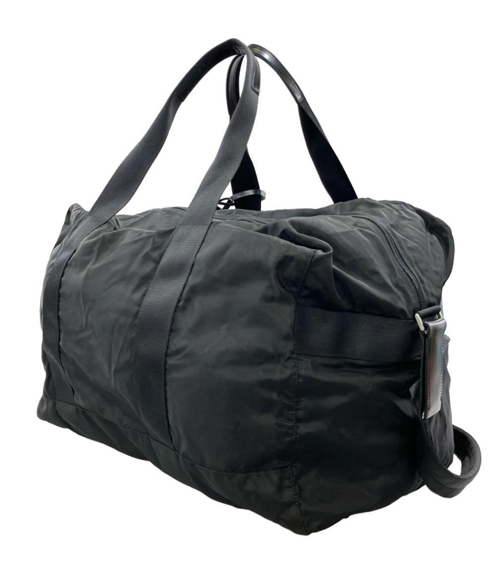 PRADA ブラック ボストンバッグ 約70cm PRADA（プラダ） バッグ レディース メンズ ブランド ボストンバッグ