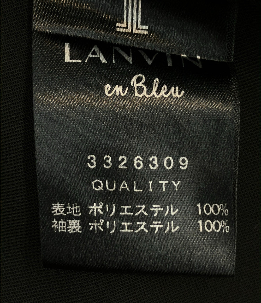 LANVIN en Bleu 半袖ワンピース パフスリーブ フレア 3326309 レディース SIZE 38 (M) ランバンオンブルー